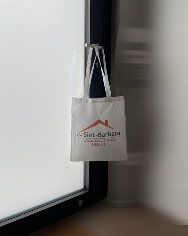 Totebag wit polyester